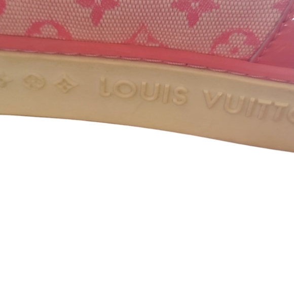 LOUIS VUITTON Monogram Sneakers - PINK - Size 41 - US 11 - Picture 6 of 10